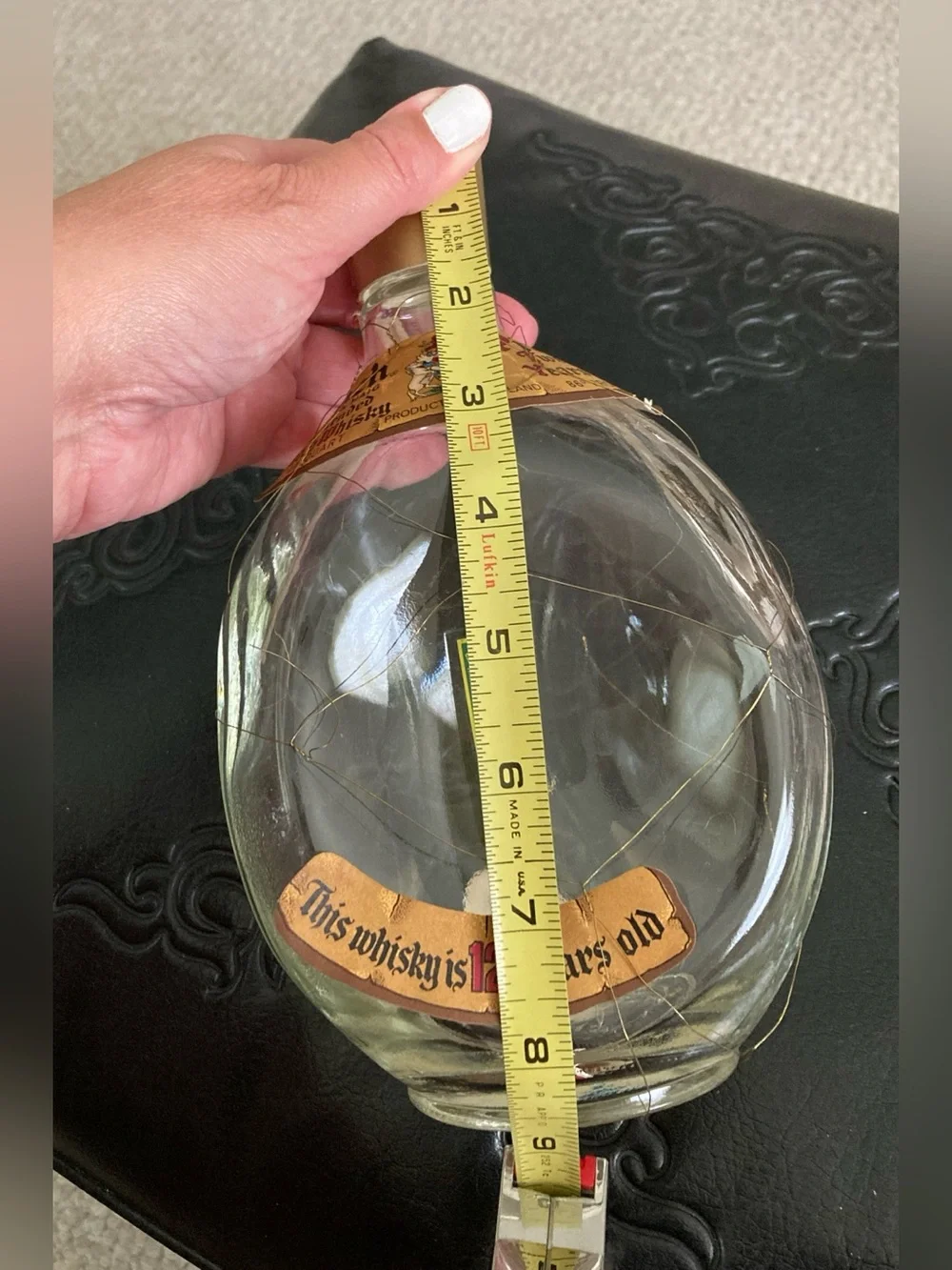 Pinch Old Blended Scotch Whisky Decanter - EMPTY vintage bottle
